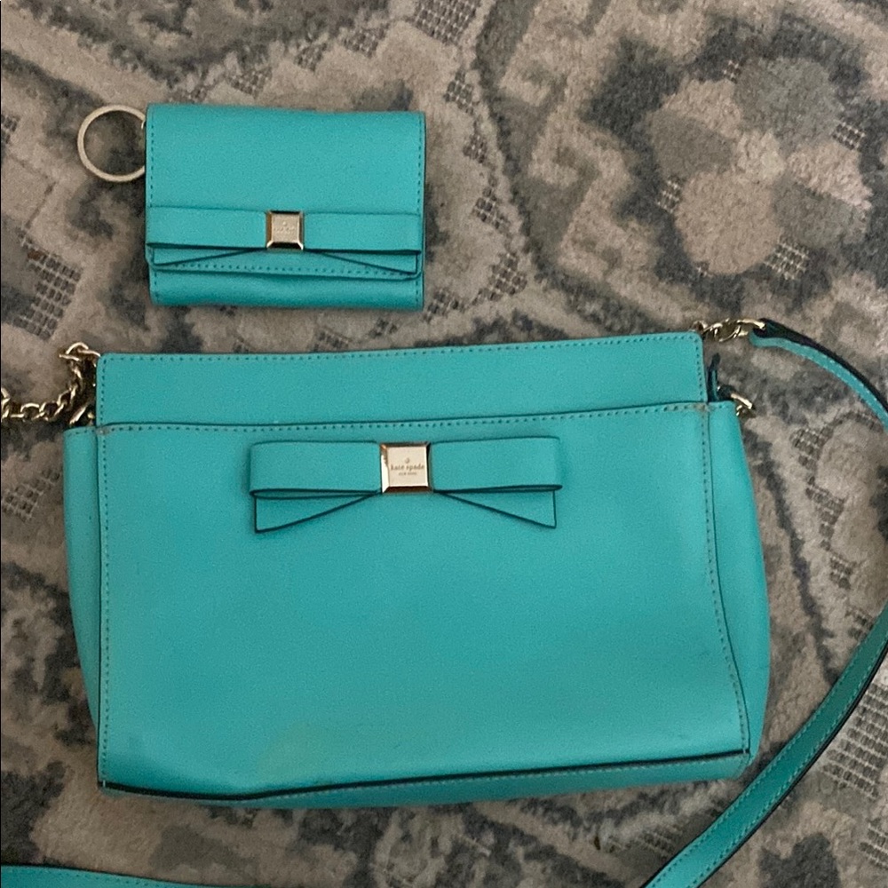 Kate Spade Blue Crossbody Bag Collection with wallet
